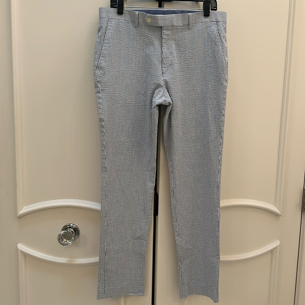 Men’s Tommy Hilfiger Seersucker Modern Fit Suit Pants